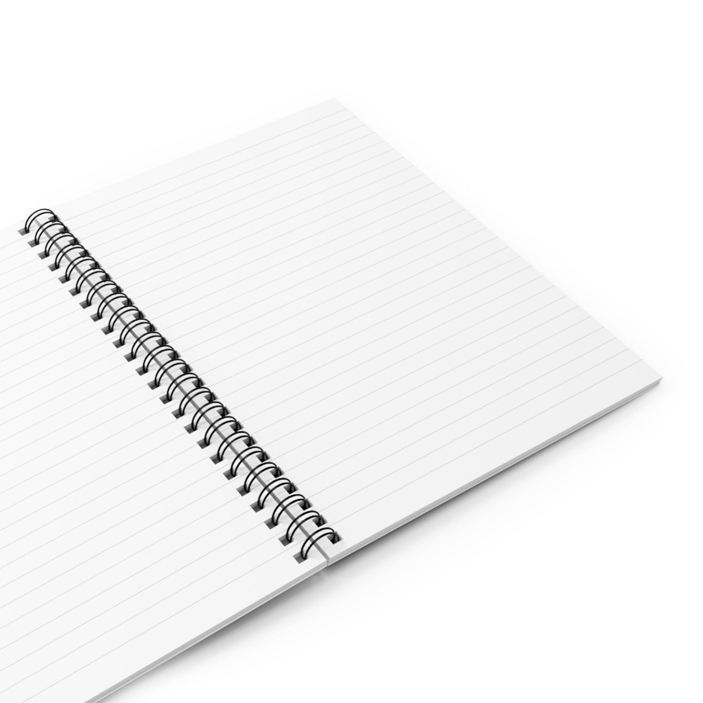 Alcohol Ink Notebook - Ruled Line Spiral Design