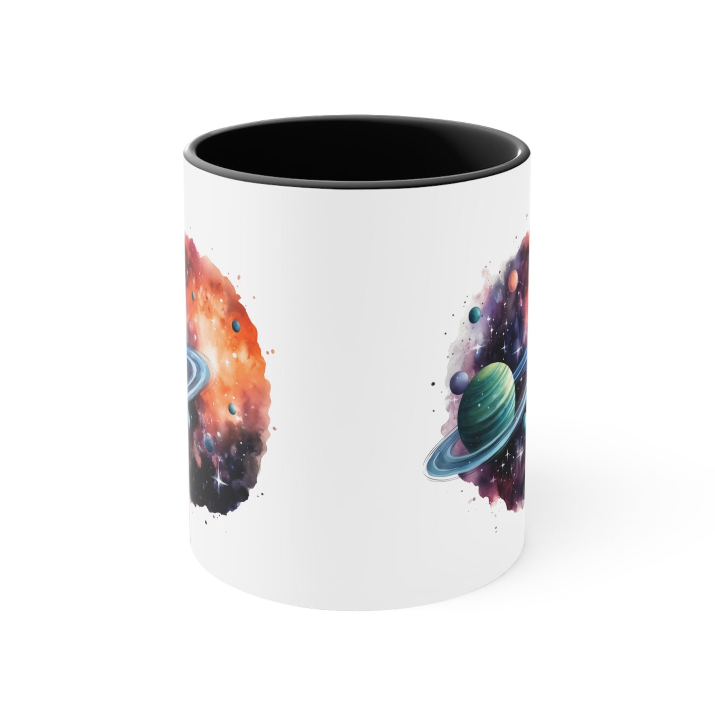 11oz Galactic Space Mug - Watercolor Art Cup for Art Lovers
