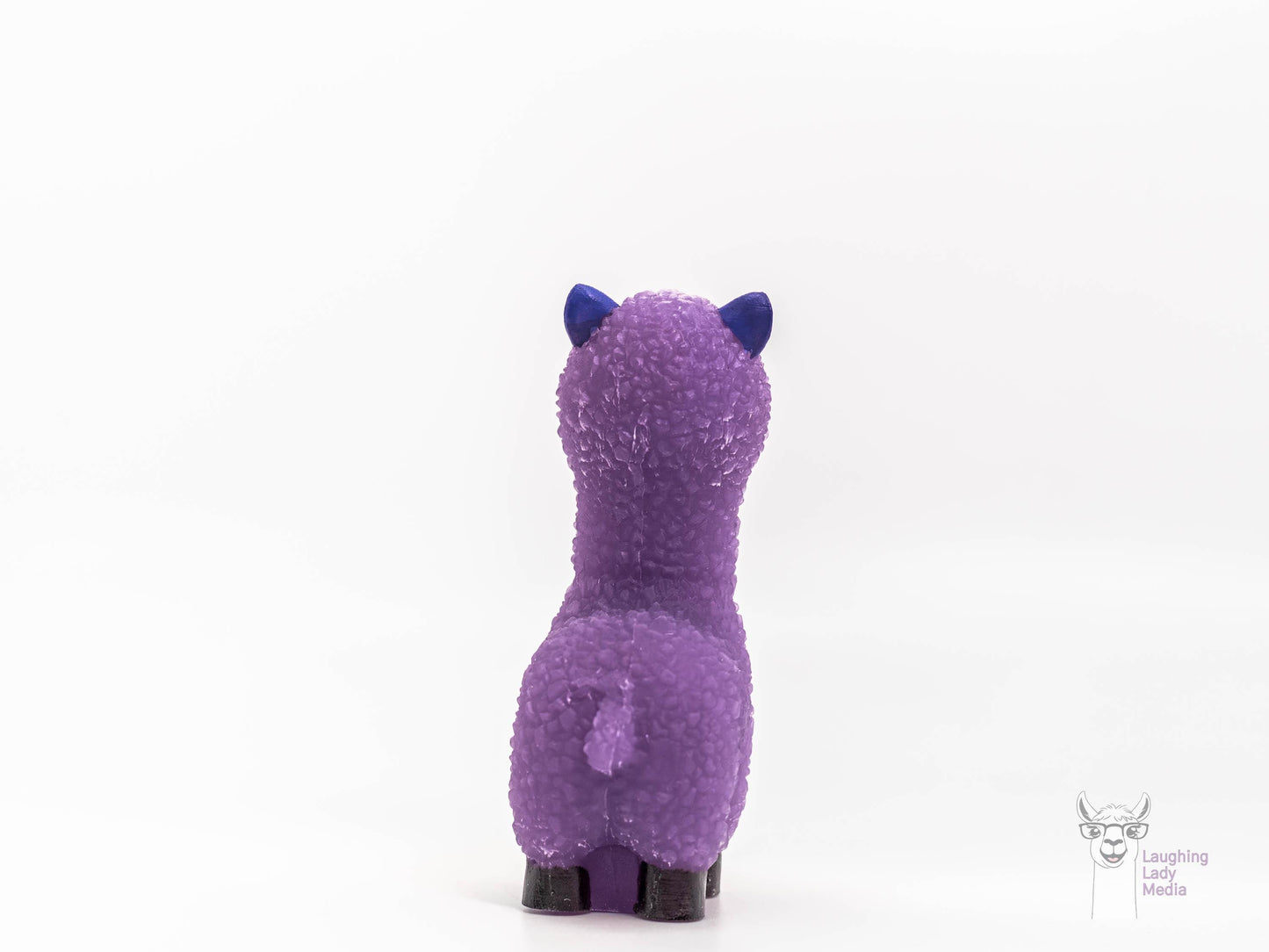 Purple Resin Llama Figurine Handmade, Adorable, and Unique Gift