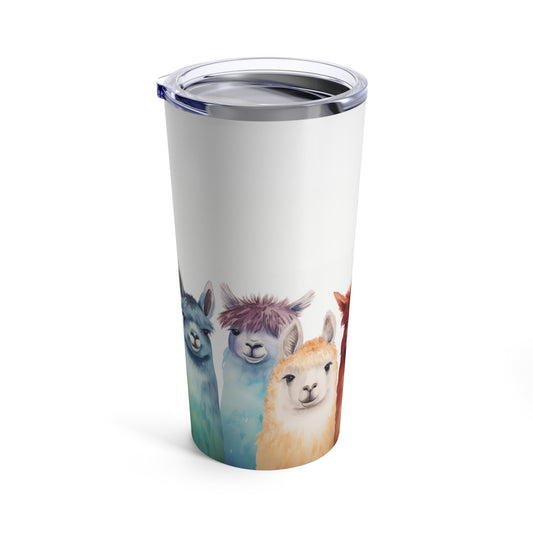 Adorable Llama Travel Mug - Happy Start to Your Day - Alpaca Design