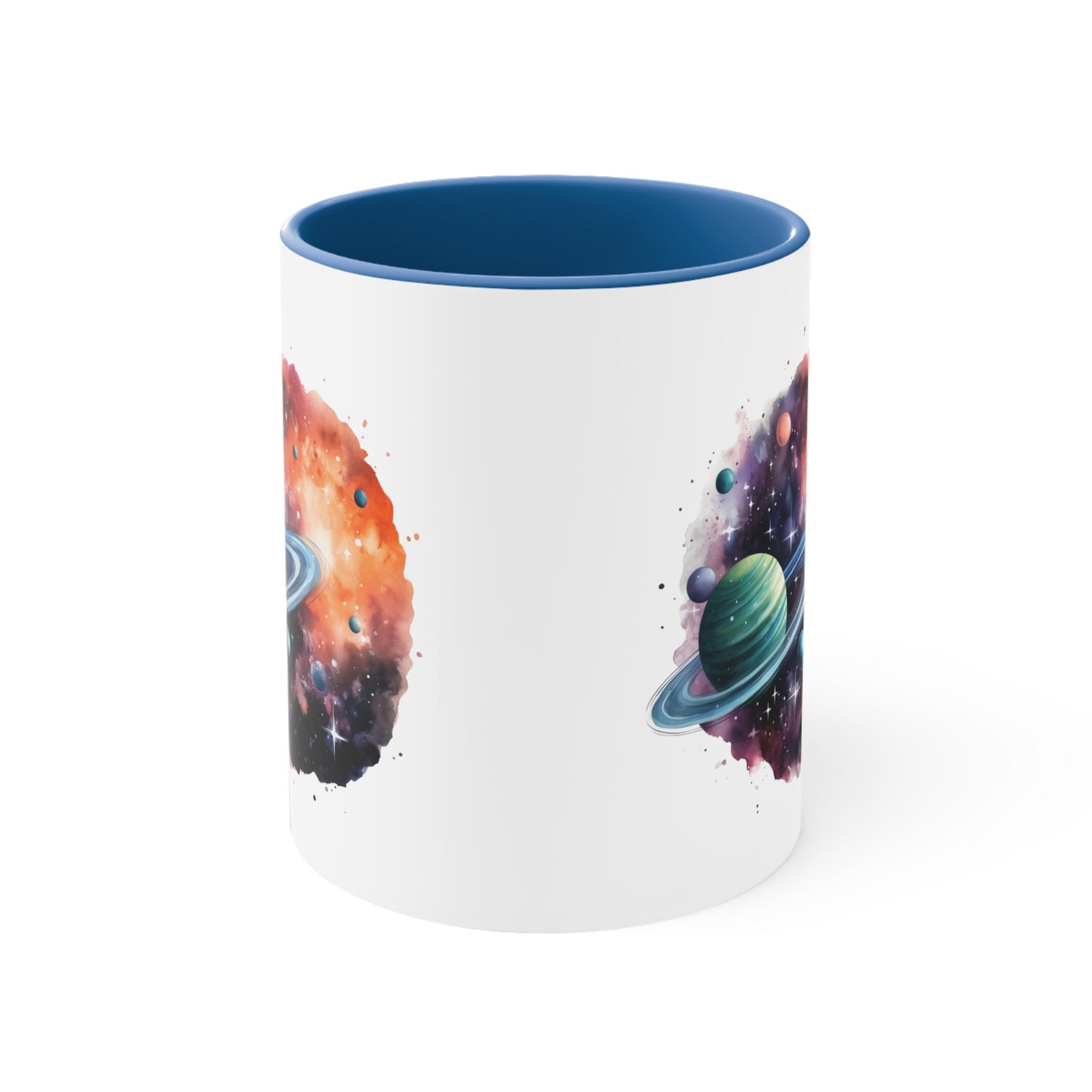 11oz Galactic Space Mug - Watercolor Art Cup for Art Lovers